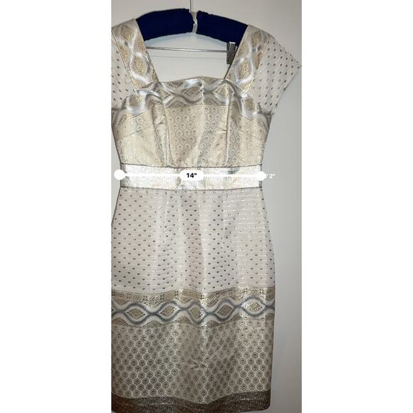 Marchesa Voyage Arabian Stars Align Sheath by size 4 - Picture 6 of 11